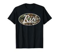 Rio Camo Vintage Brazil Camouflage Classic Aesthetic T-Shirt