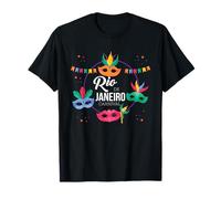 Rio Carnival Masque de carnaval Rio de Janeiro au Brésil T-Shirt
