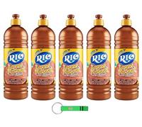 Rio Casamia Legno Lot de 5 flacons de nettoyant antistatique pour surfaces en bois/nettoyant pour bois 750 ml + porte-clés Beni Culinari