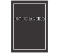 Rio De Janeiro: A Decorative Book For Coffee Tables, Bookshelves, Bedrooms And Interior Design Styling: Stack International City Books To Add Decor To Any Room. Monochrome Effect Cover: Ideal For Your