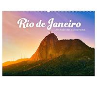 Rio de Janeiro - Am Fuße des Corcovados. (Wandkalender 2026 DIN A2 quer), CALVENDO Monatskalender: Traumhafte Strände, historische Orte und ein heiteres Ambiente.