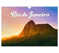 Rio de Janeiro - Am Fuße des Corcovados. (Wandkalender 2026 DIN A4 quer), CALVENDO Monatskalender: Traumhafte Strände, historische Orte und ein heiteres Ambiente.