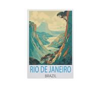 Rio de Janeiro Brésil，Puzzle 1000 Pièces Adultes,Jigsaw Puzzle DIY Jouets Enfants Cadeaux Accueil Décors Jouets Jeux Amusants Grand Cadeau Éducatif pour Enfants Impossible Puzzle（75x50cm）-FR34
