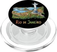 Rio de Janeiro Brésil Souvenir de Voyage Ville monumentale Cadeau PopSockets PopGrip pour MagSafe