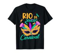 Rio de Janeiro Masque Brésil Carnaval Souvenir Brésil T-Shirt