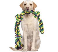 RIO Direct Juguetes de Cuerda Para Perros, Para Perros Fuertes y Grandes, Resistentes, 3 Nudos, Resistentes, Resistentes, Casi indestructibles, Lavables, Para Razas Grandes, Perros Grandes