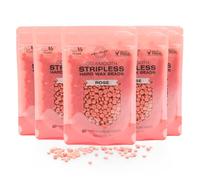 Rio Go Smooth Lot de 5 perles de cire dure sans rayures Rose 100 g