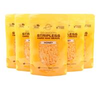 RIO Hard Wax Beads Honey billes de cire pour épilation 5x100 g