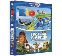 Rio + L'Age de glace 3 - Blu-ray 3D active