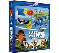Rio + L'Âge de Glace 3 : Le temps des Dinosaures – Blu-ray – Coffret 3D