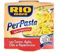 3 x Rio Mare Per Pasta Aglio e peperoncino thon dans l'huile d'olive 160 g