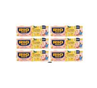 Rio Mare Thon à l'huile d'olive avec citron et poivre noir, lot de 6 x 65 g, poids total 390 g