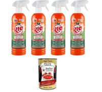 Rio Melaceto Con Aceto di Mele Multiuso, pulisce e sgrassa au vinaigre de cidre de pomme polyvalent, nettoie et dégraisse 4 x 800 ml + Italian Gourmet polpa 400 g