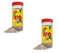 RIO Mélange de Grit | Pack Double | 2 x 520 g | Aliment minéral pour Oiseaux | pour Soutenir la Digestion | Contient des minéraux Importants tels Que Le Calcium, Le phosphore et Le Sodium