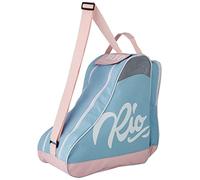 Rio Roller Roller Script Skate Bag, Sacs de plage mixte adulte, Multicolore (Blue/Pink), 24x15x45 cm (W x H L)