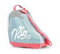 Rio Roller Roller Script Skate Bag, Sacs de plage mixte adulte, Multicolore (Teal/Coral), 24x15x45 cm (W x H L)