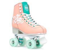 Rio Roller Script Adults Quad Skates - Peach / Green - UK:8A EU:42 US:M9L10