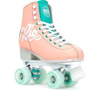 Rio Roller Script Adults Quad Skates - Peach / Green - UK:9A EU:43 US:M10L11