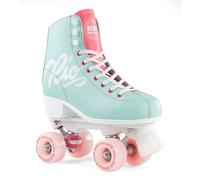 Rio Roller Script Adults Quad Skates - Teal / Coral - UK:8A EU:42 US:M9L10