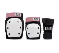 Rio Roller Triple Pad Set Kit de Protection, Unisexe Adulte