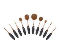 Rio Set De Pinceaux Visage Oval 10 Pieces