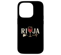 Rioja Wine Lovers Vino Espagnol Tinto Verre Rouge Coque pour iPhone 14 Pro