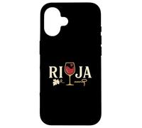 Rioja Wine Lovers Vino Espagnol Tinto Verre Rouge Coque pour iPhone 16