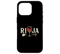 Rioja Wine Lovers Vino Espagnol Tinto Verre Rouge Coque pour iPhone 16 Pro