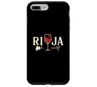 Rioja Wine Lovers Vino Espagnol Tinto Verre Rouge Coque pour iPhone 7 Plus/8 Plus