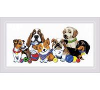 Riolis 1923 Kit de point de croix Multicolore 40 x 20 cm