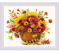 Riolis 1973 Kit de point de croix compté Coton Multicolore 30 x 24 cm