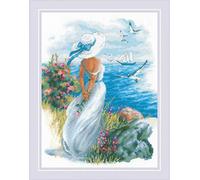 RIOLIS Counted Cross Stitch Kit 11.75"X 15.75"-Angelique (14 Count)