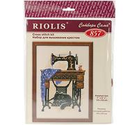 RIOLIS Counted Cross Stitch Kit 7"X9.5"-Cat With Sewing Machine (15 Count)