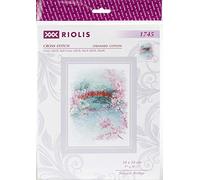 RIOLIS Counted Cross Stitch Kit 7"X9.5"-Sakura Bridge (14 Count)