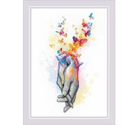 RIOLIS Counted Cross Stitch Kit 8.25"X11.75"-Love Is In The Air (14 Count)