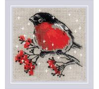 Riolis Kit de broderie au point de croix "Hôte Hivernal", 10x10cm