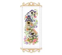 Riolis Kit de point de croix "Fête de pendaison de crémaillère", motif à compter