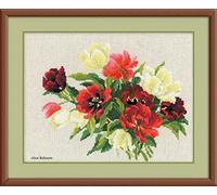Riolis Kit de Point de Croix Motif Tulipes