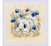 Riolis Kit de point de croix Multicolore 13 x 13 cm