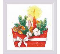 Riolis Kit de Point de Croix, Multicolore, 20 x 20 cm