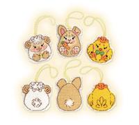 Riolis Kit de Point de Croix, Multicolore, 5x5,5x5,5x6cm