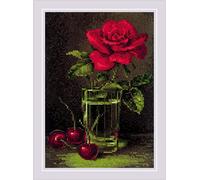 RIOLIS Kit point de croix compté 2123 Rose et cerise douce