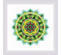 Riolis Kit Point de Croix compté, Coton, Multicolore, 20 x 20 cm