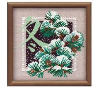 RIOLIS Kit Point de Croix Motif Hiver, Multicolore