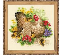 RIOLIS Kit Point de Croix Motif Poule