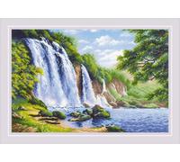Riolis Kreuzstich Set "Lärm des Wasserfalls" 60x40 cm, Zählmuster