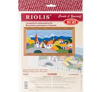 RIOLIS Point Ville dans Les Montagnes Longue Contenu du, Coton, Multicolore, 24 x 12 x 0,1 cm