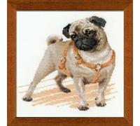 Riolis RI-1176 Kit de Broderie au Point de Croix Le Carlin Multicolore