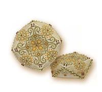 RIOLIS RI-1227 Kit de Broderie au Point de Croix Biscornu Fantaisie Multicolore