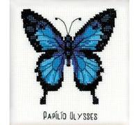 Riolis RI-HB095 Kit de Broderie au Point de Croix Papillon d'Ulysse Multicolore